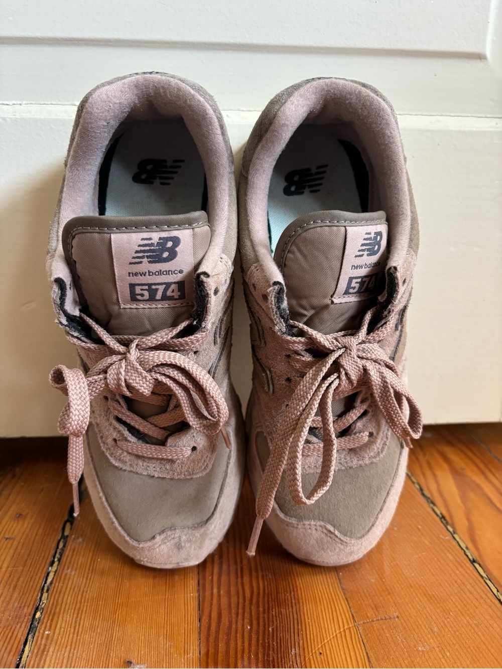 New Balance Suede Sneakers in Flat Taupe / Mushroom - read size info - Picture 5 of 5